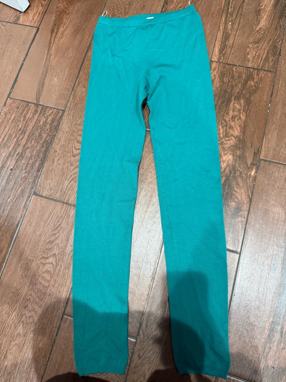 Women  Teal Knit Leggings - Comfortable Everyday Bottoms Missoni